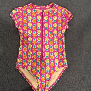 Tea Collection girls pineapple rashguard